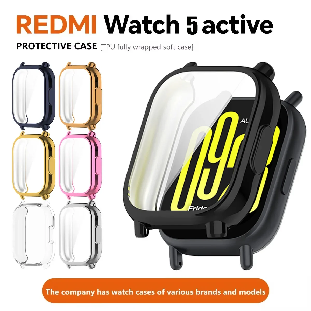 Premium TPU Screen Protector Cover for Smartwatch - Protective Shell for Enhanced Durability