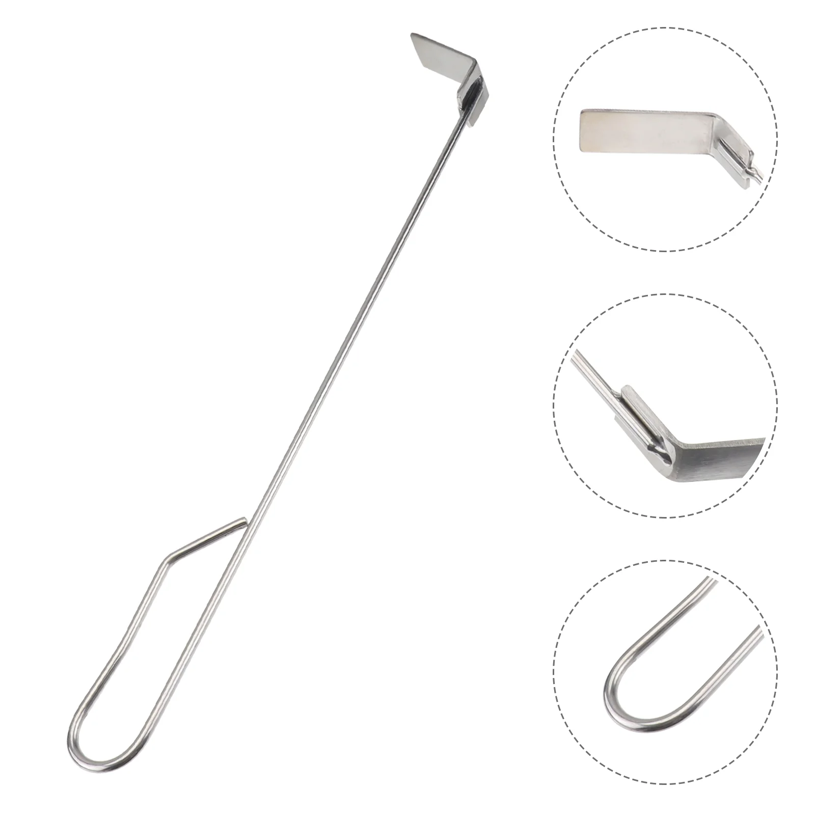 46cm Stainless Steel BBQ Ash Tool Rake