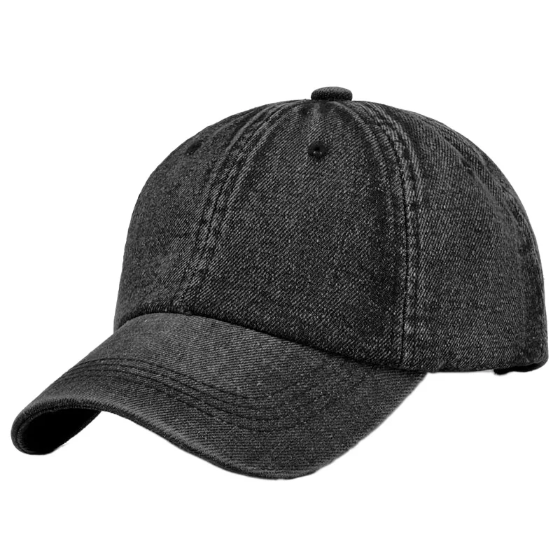 

Неструктурированная джинсовая фотовспышка Кепка для бейсбола твердая 6 с текстами с вышивкой