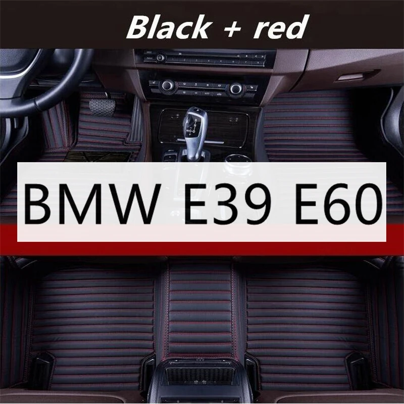 

Новые автомобильные коврики на заказ для BMW E39 E60 1995-2010 лет, аксессуары для ног, авто