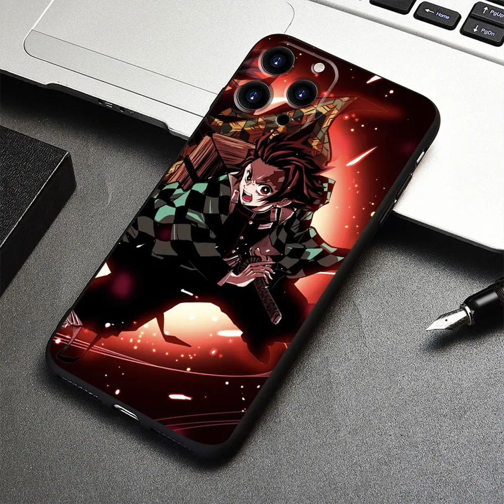 Anime Demon Slayer For iPhone XR 11 XS 7 13 Pro Max 12 8 Plus 14 X Mini 5S 6 SE2 SE2022 5 SE Original Fundas iphone 13 mini waterproof case