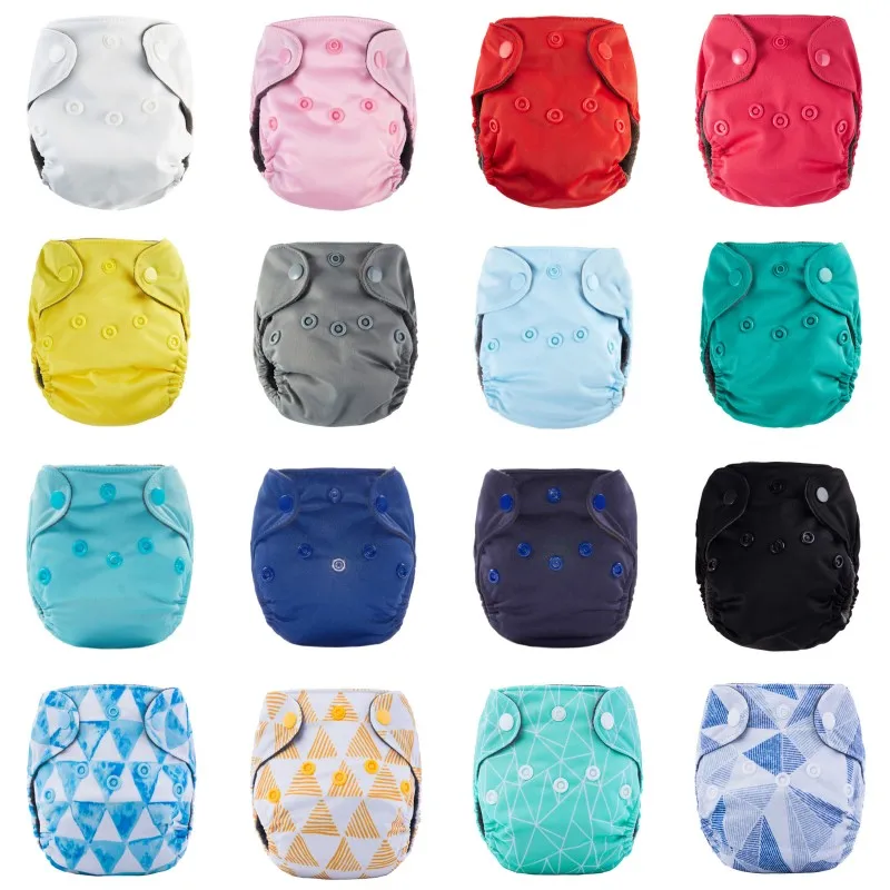 10 Pannolini Di Stoffa Lavabili Per Neonati - Cotone Traspirante, Con Inserti, Per 0-2 Anni - Foto 8