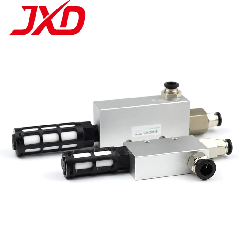 

JXD CV Series CV-10HS CV-15HS CV-20HS CV-25HS CV-30HS Aluminum Alloy Pneumatic Vacuum Generator