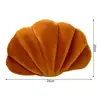 Shell-Shaped Pillow Soft Seashell Bed Sofa Cushion Velvet Stuffed Pillow Cushion Mermaids Fairy Princess's Home Room Decoration 6