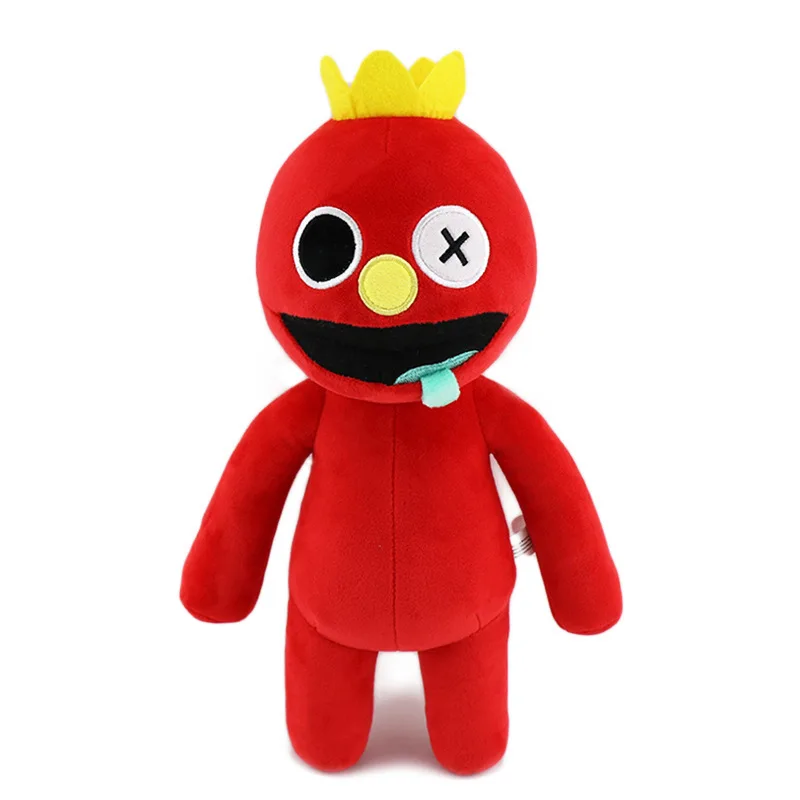 Plush toy monster red from rainbow friends 3D model