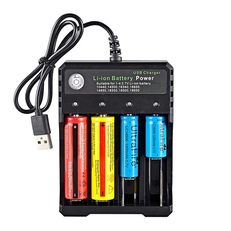 Li ion Battery Smart Charger for 18650 3.7V Batteries