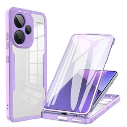 Ultimate 360 Full Protection Smartphone Case Cover for Xiaomi 14T Pro (Purple)