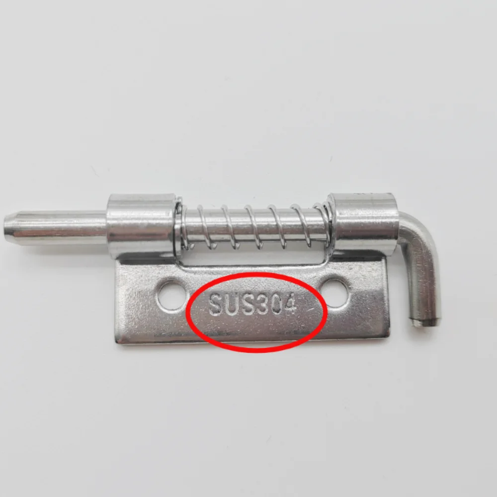Description Picture 3 of itemStrong Spring Gate Door Latch Lock Pin Stainless Steel Garage Window Barn Cabinet Security Car Truck Safety Bolt Latches Outdoor