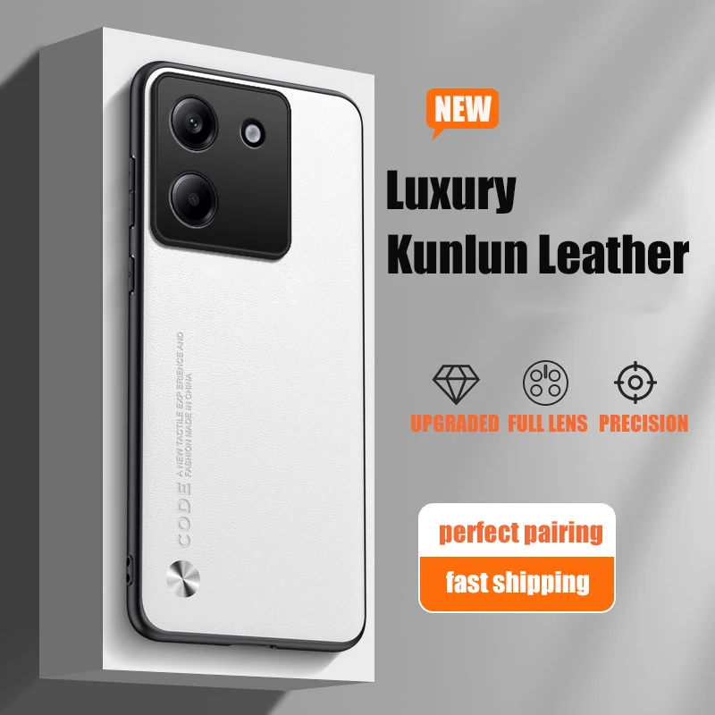 Luxury PU Leather Shockproof Phone Case - Full Protection Cover