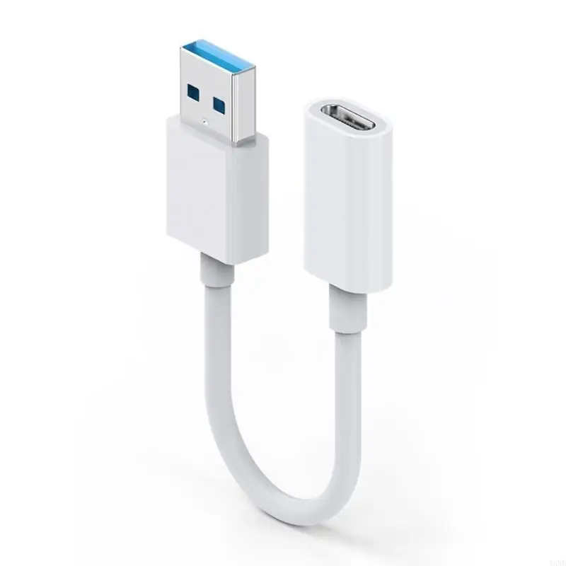 5GBPS USB A to Type C 여성 전원 케이블 헤드셋 컨버터 코드 15cm 5.9in y3nd