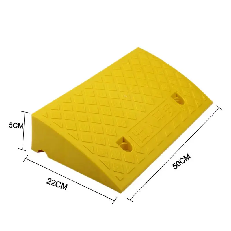 Portable Lightweight Curb Ramps Heavy Duty Plastic Threshold Ramp Mat Pad Car Trailer Truck Bike Motorcycle Wheelchair Curb Ramp images - 6