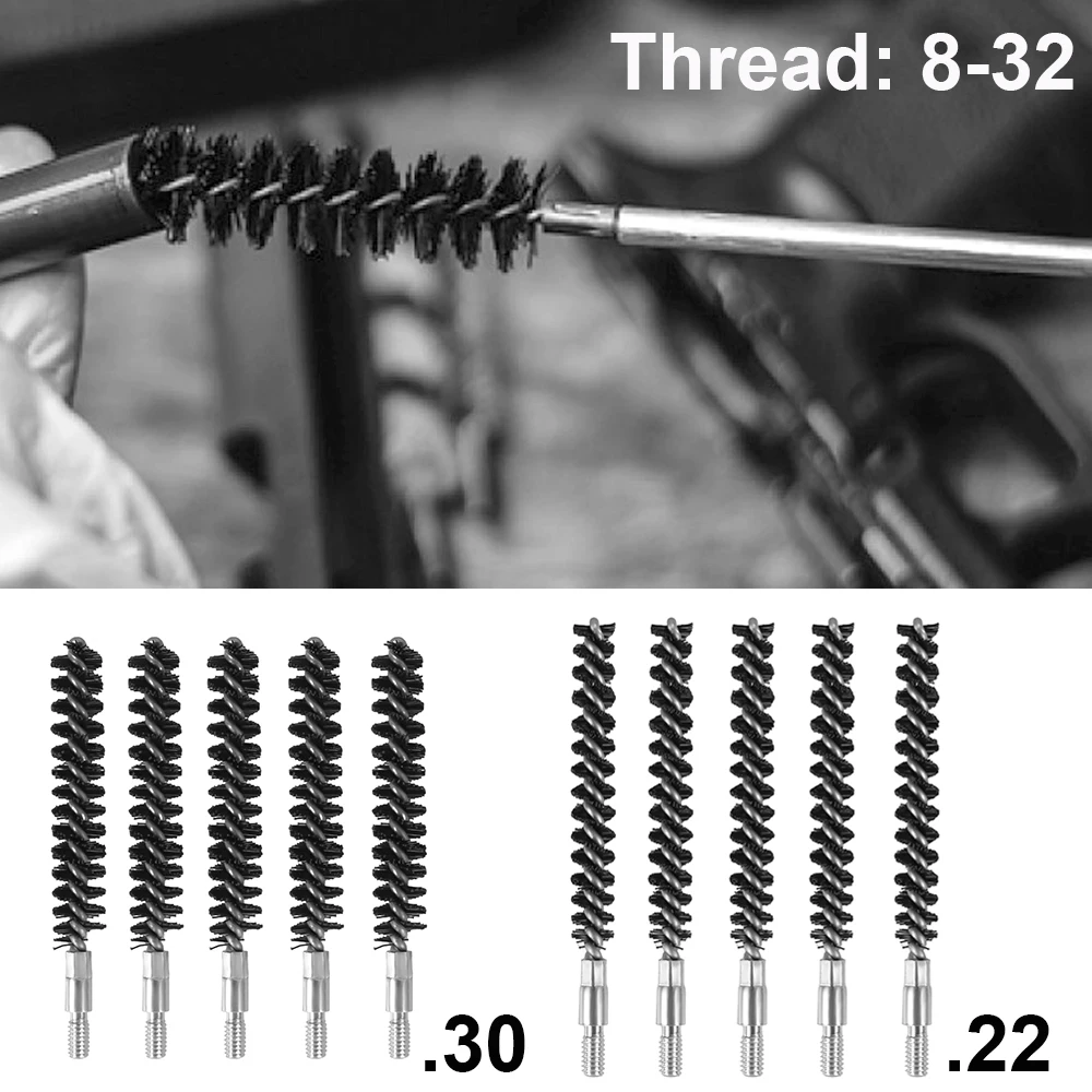 3pcs Brosse de Nettoyage Pistolet Alésage Bronze avec