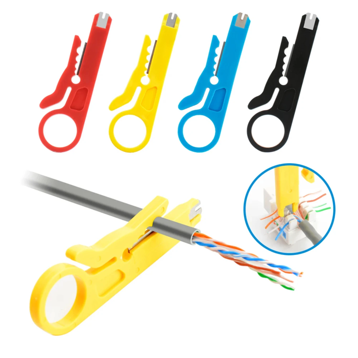 1PC Wire Stripper  Crimper Pliers Crimping Stripping Wire Cutter Multi Tools Cut Line Multifunctional Hand Tools