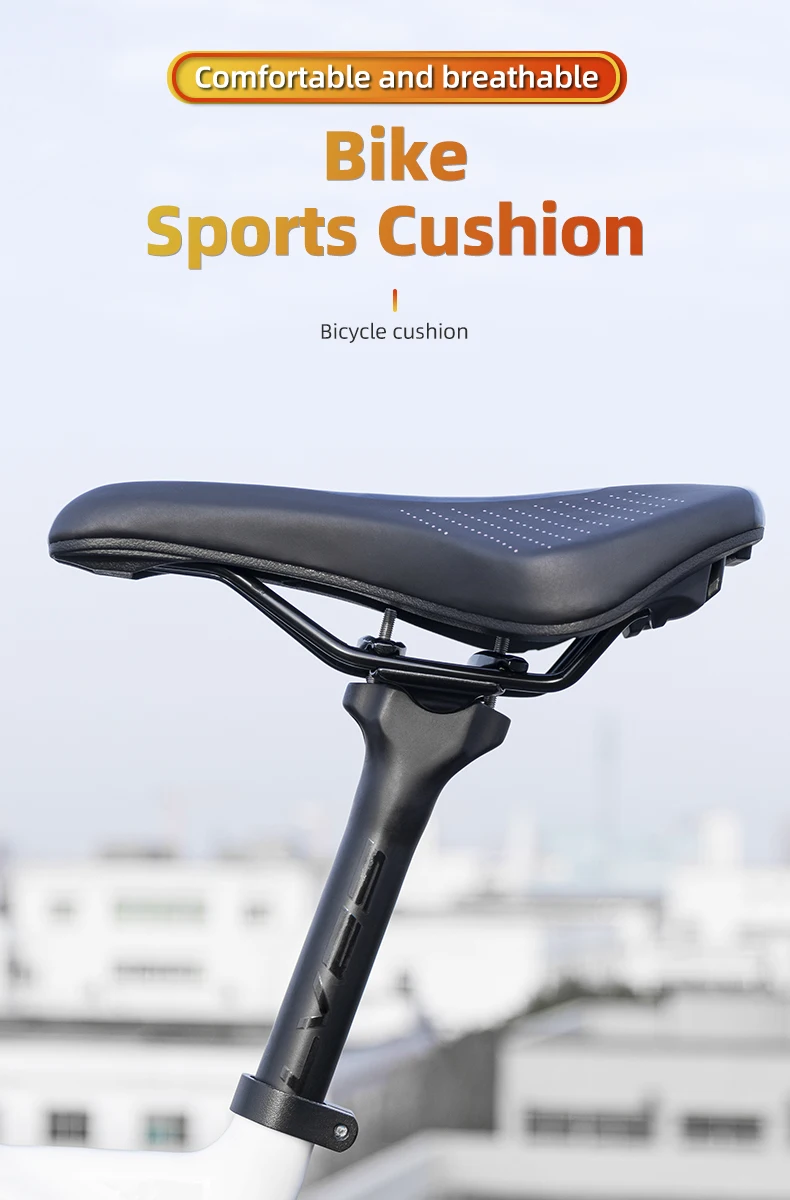 ROCKBROS Asiento de bicicleta ligero de fibra de carbono para bicicleta,  cómodo asiento de bicicleta de carretera, accesorios de bicicleta para