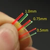 50cm 1mm 1.5mm 2mm 3mm Fiber Optic Bow Sight Replacement Pins Compound Bow Archery Accessories Red Green Slingshot Hunting Fiber 2
