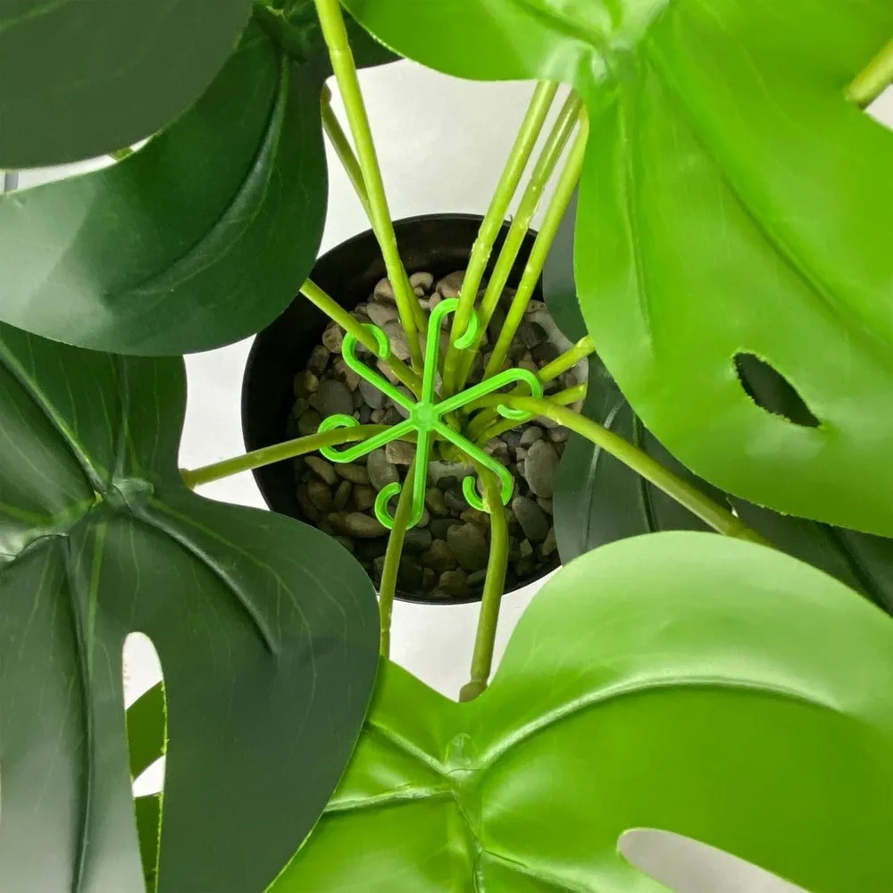 Plant Stem Support Frame Climbing Houseplant Stand Stakes Plastic Garden No Stake Trellis Indoor Plant Holder Rack Hoops,plastic plant supports,plant stakes,plant climbing support,plant stem support,plant support stick,plant support racks,plastic plant stand,climbing plant trellis,flower stem holder