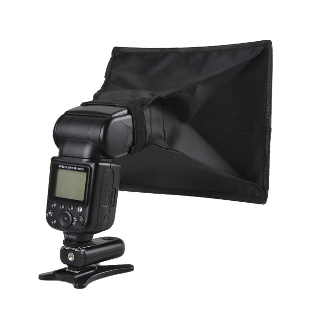 EPhoto 20" Portable Flash Softbox - Studio Lighting For Nikon Canon Speedlights