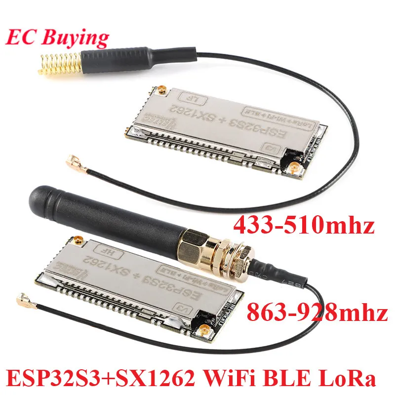 Esp32S3 + Sx1262 Wifi Compatibile Con Bluetooth Ble Lora Lorawan Modulo Wireless 433-510Mhz 863-928Mhz Htit-Wsh Esp32-S3Fn8 Per Arduino