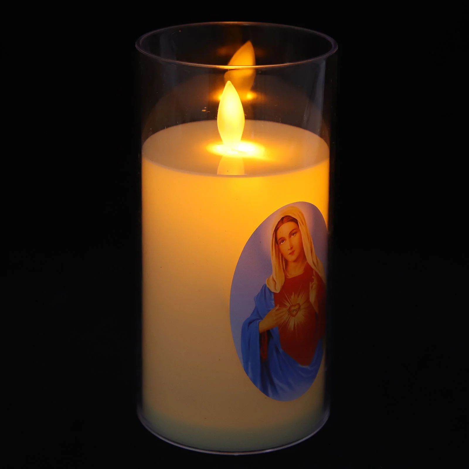 

Prayer Led Simulation Small Night Light Virgin Mary
