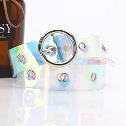 Women's Version Dazzling Color Eye-catching Transparent Versatile Jeans Girls' Dress Decorative Belt Retro