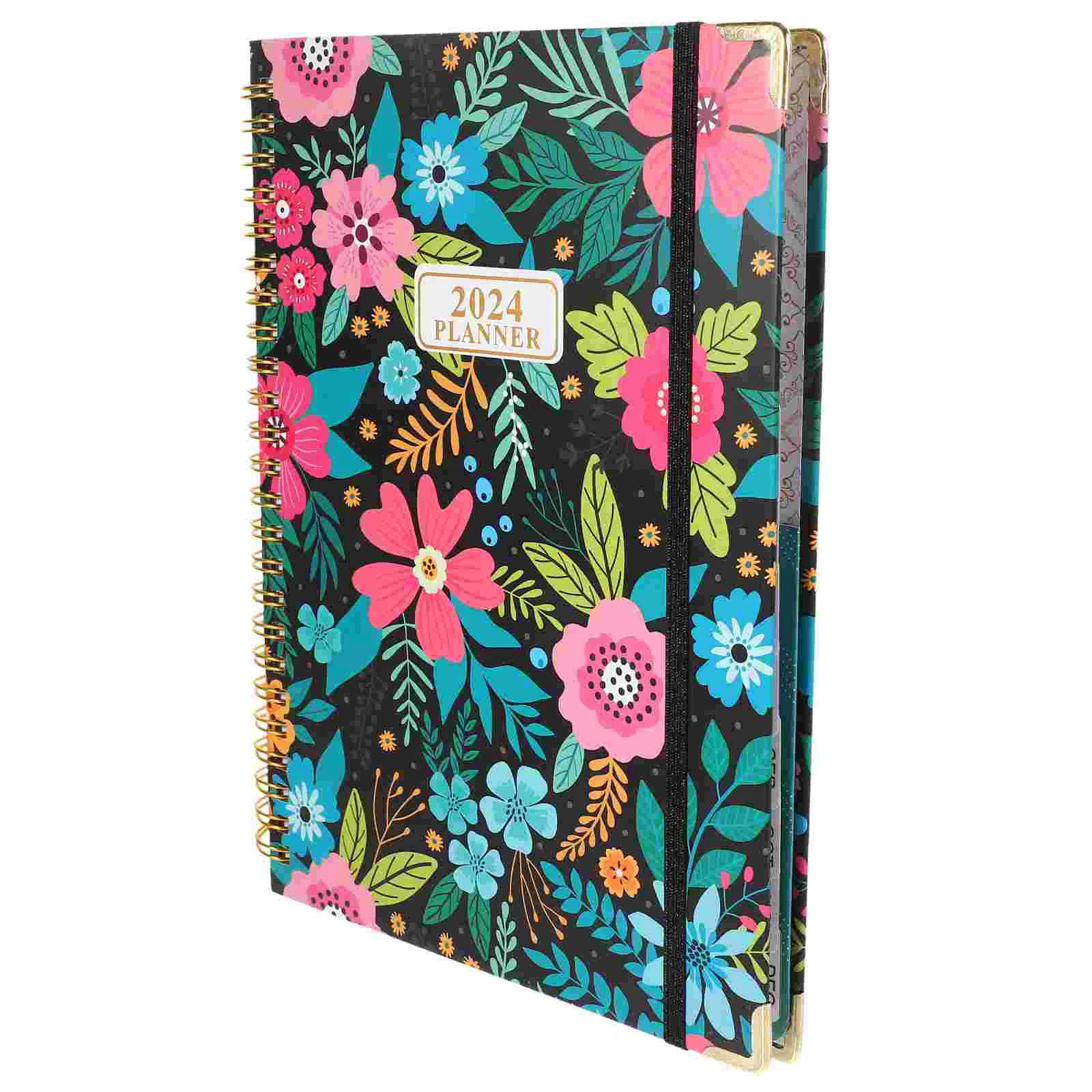 

2024 English Notepad A5 Loose-leaf Coil Planning Week Schedule Book (a07) The Notebook Calendar