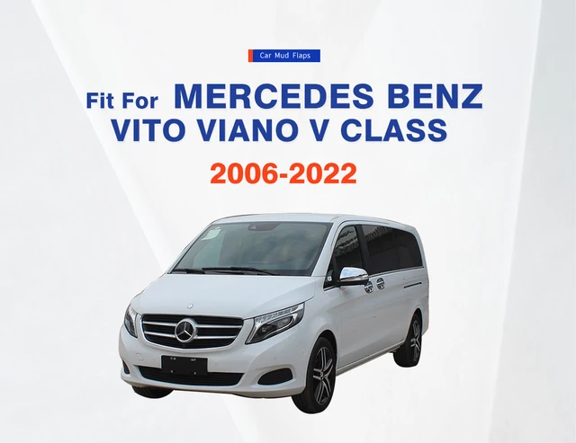 Guardabarros Para Mercedes Vito Y V-Class W639 Y W447 (2006-2019), Set De 4 Piezas De Plástico TPO, Protección Contra Salpicaduras Y Estilo Mejorado