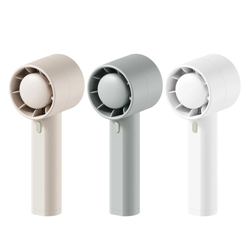 

20CC Handheld Fan 3-speed Adjustable Morandi Color Wind Silent Desktop Fan for Unisex