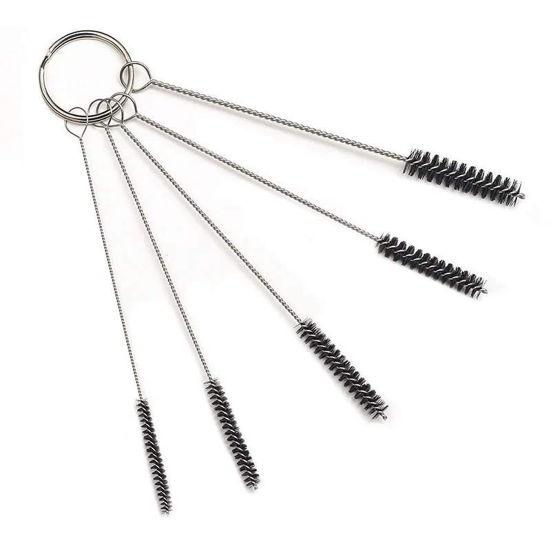 1Set Stainless Steel Cleaning Brush For Weed Pipe Clean Glass Hookah Smoking Cachimba Pipas