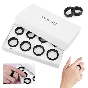 Kit di dimensionamento dell'anello intelligente Dimensioni prima di acquistare l'anello intelligente 8 Anello campione Trova il kit di dimensionamento dell'anello perfetto Dimensioni da 6 a 13