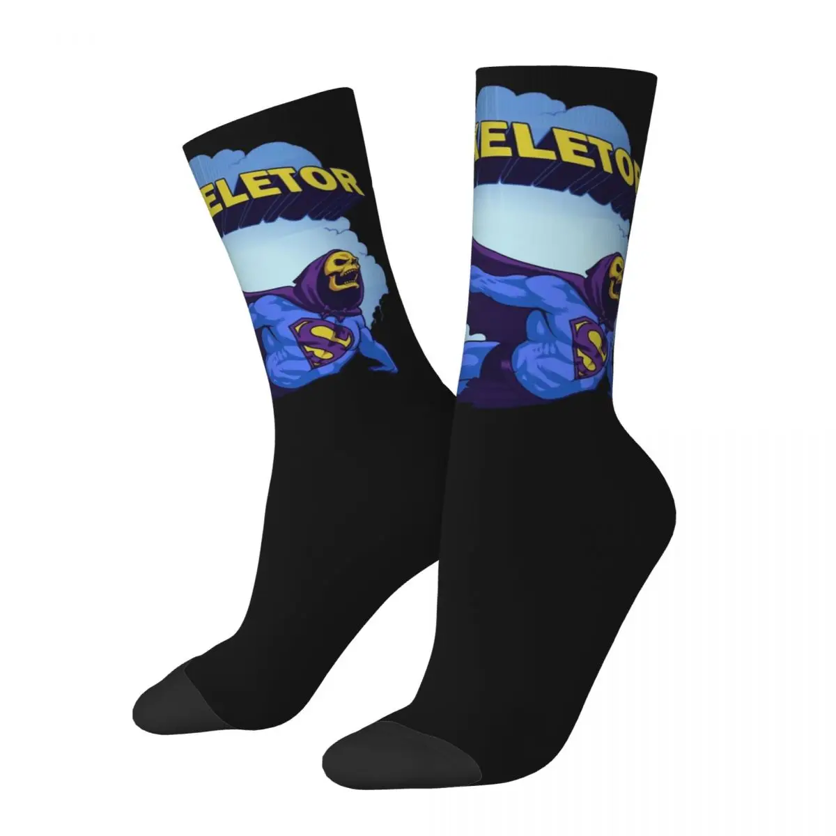 Skeletor He-Man The Master Of The Universe Socks Travel 3D Print Funny Boy Girls Calzini A Metà Polpaccio