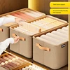 Thicken Steel Frame Clothes Organizer Pants Sweater Storage Cabinets Jeans Storage Box Wardrobe Clothes Storage Organizers 1