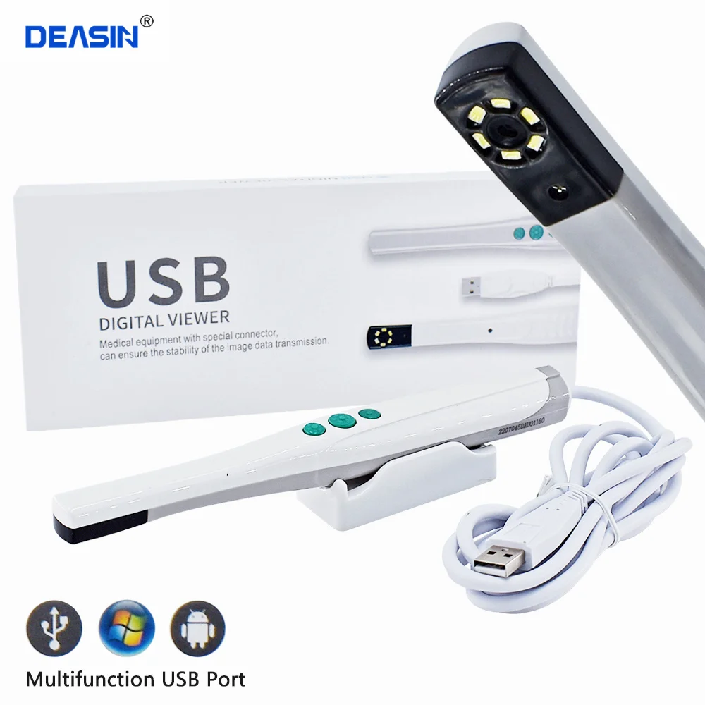 Caméra Intra-orale Dentaire USB HD 13 Mégapixels - Pour Dentiste, Avec 6 LED Et Autofocus