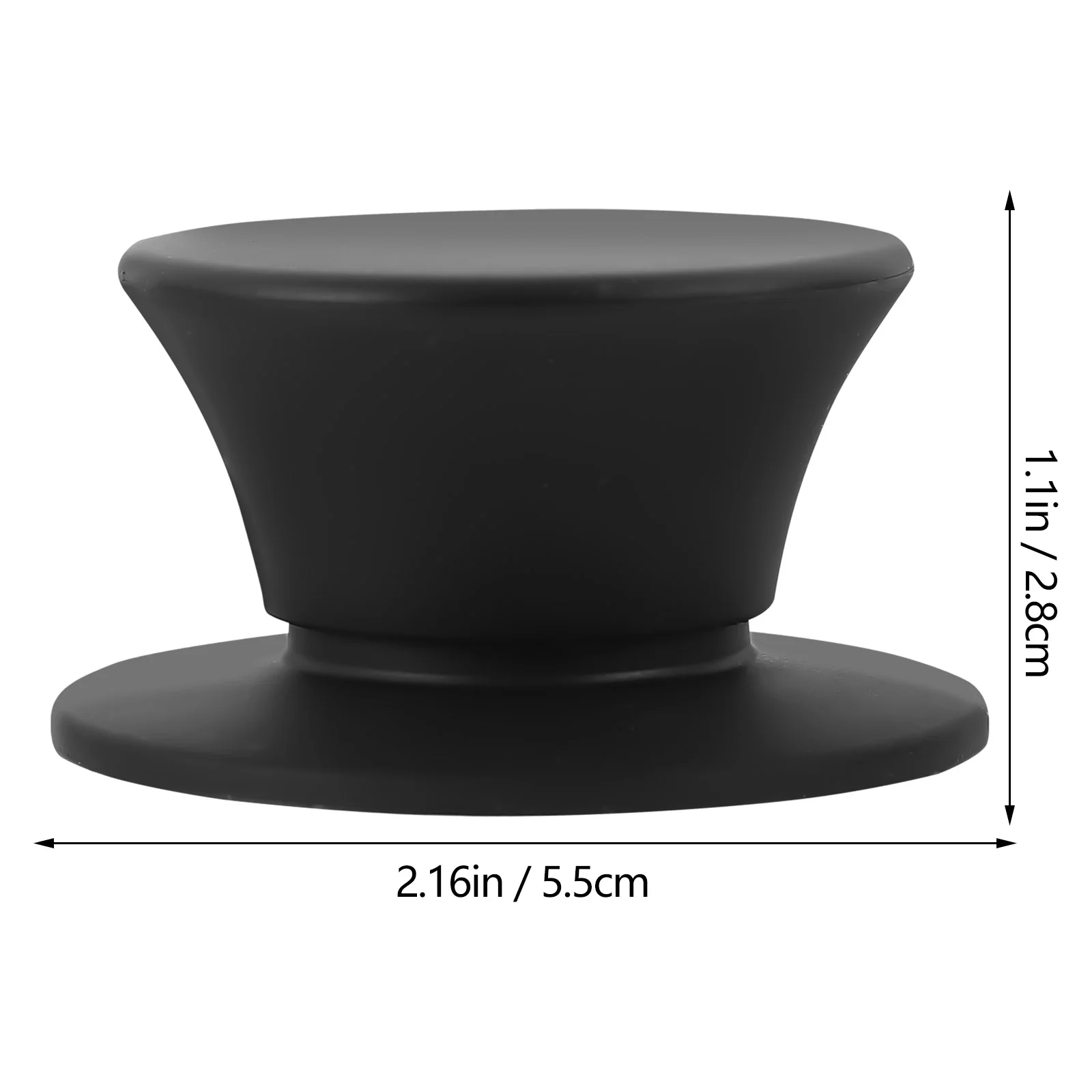 5 Pcs Silicone Pot Lid Top Bead Firm Handle Universal Glass Cover Knob with Screw