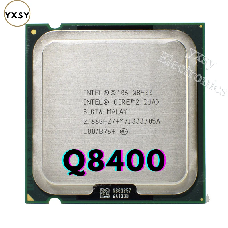 Dekking mond raket Intel Core 2 Quad Q8400 Processor Quad-core Quad-thread Socket Lga 775  Q-8400 Cpu Slgt6 2.6ghz 4mb 95w - Integrated Circuits - AliExpress
