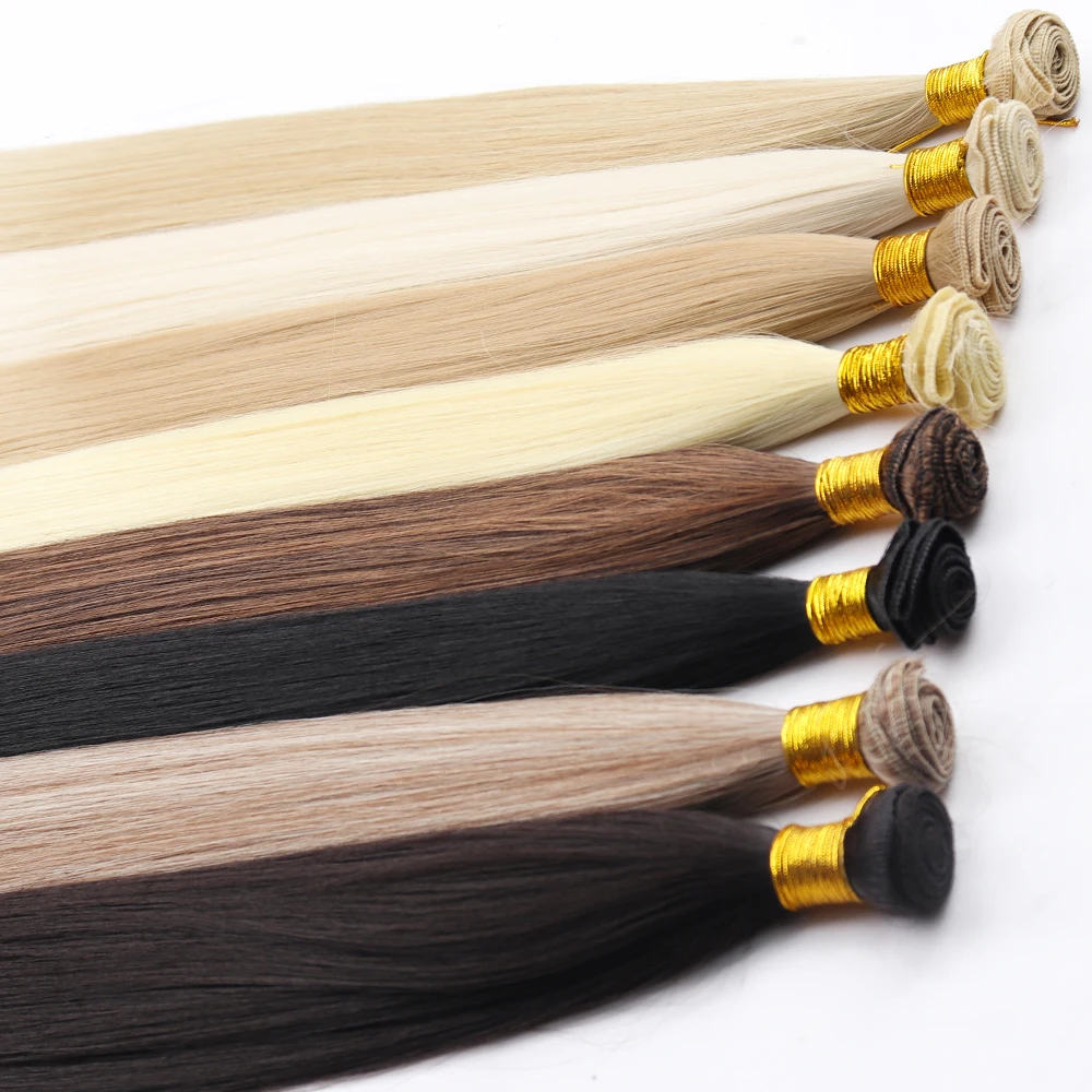 36-дюймовые прямые искусственные волосы для наращивания, термостойкие волосы, синтетические волосы для плетения, блондинка, Омбре, для черных женщин