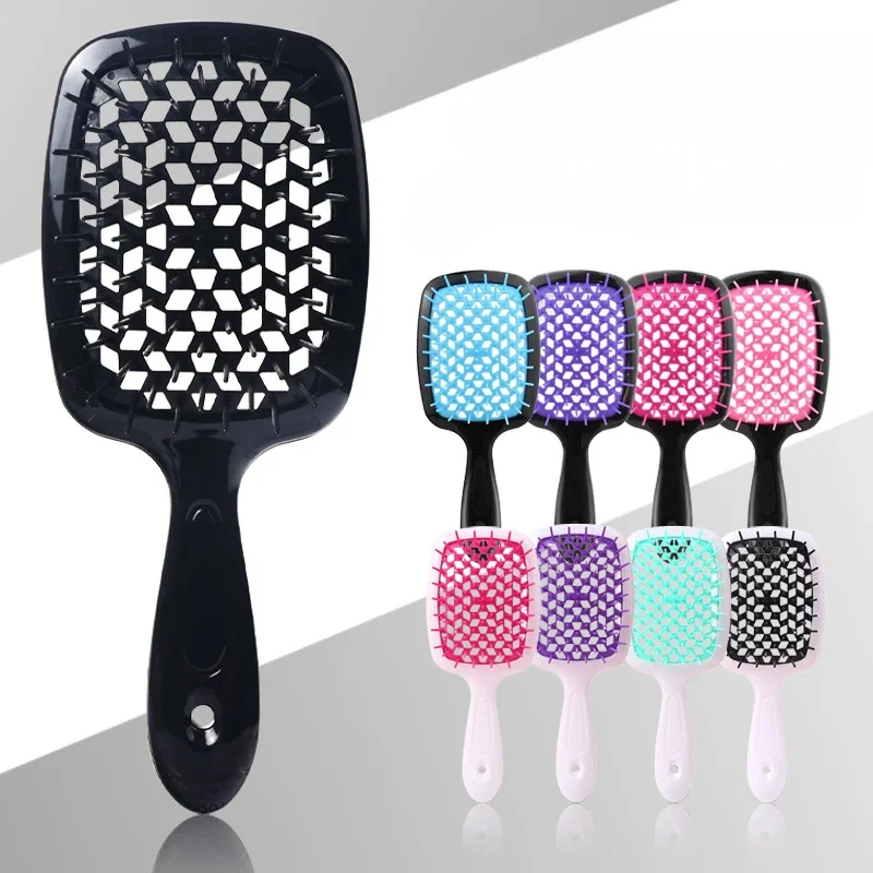 

Tangled Hair Comb Detangling Hair Brush Massage Combs Hollow Out Wet Curly Hair Brushes Barber Comb Salon Hair Styling Tools