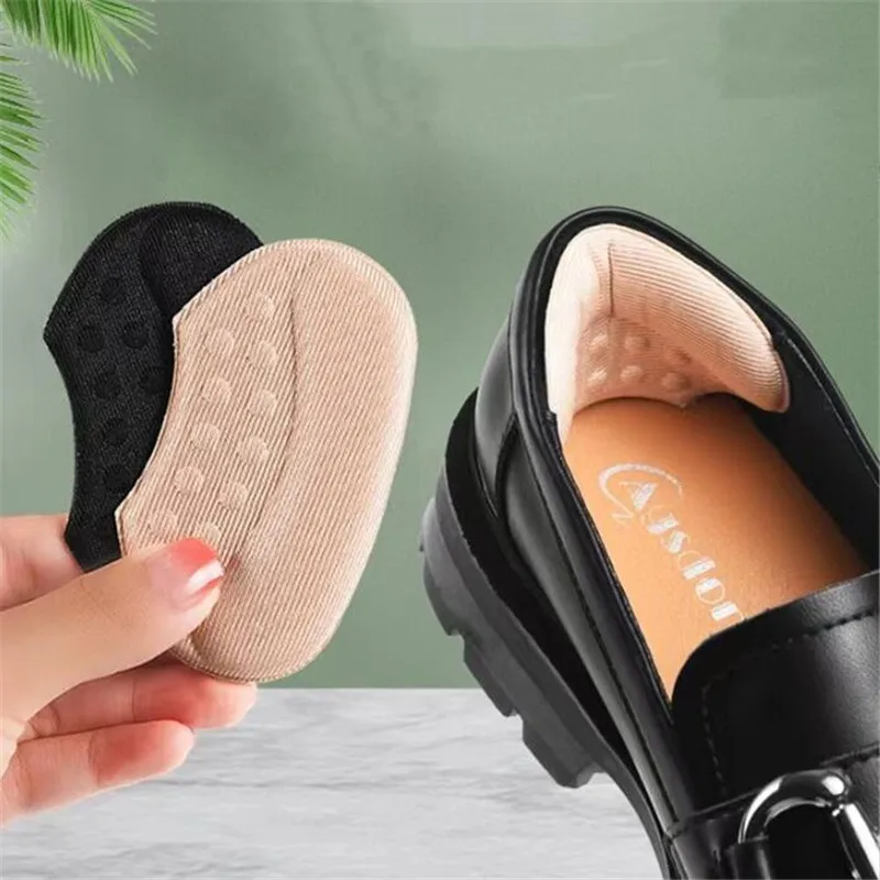 2pcs Shoe Heel Sticker Insoles Sports Shoes Adjust Size Heel Liner Grips Protector Sticker Pain Relief Patch Foot Back