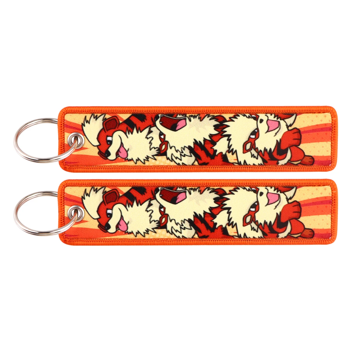 Charming Anime Cute Cartoon Embroidered Keychain | Stylish Key Holder & Accessory Gift