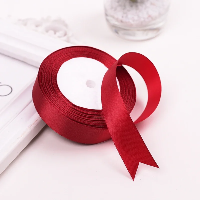 Satin Ribbon 6-50mm for DIY Wedding Party Home Decor 22Meters