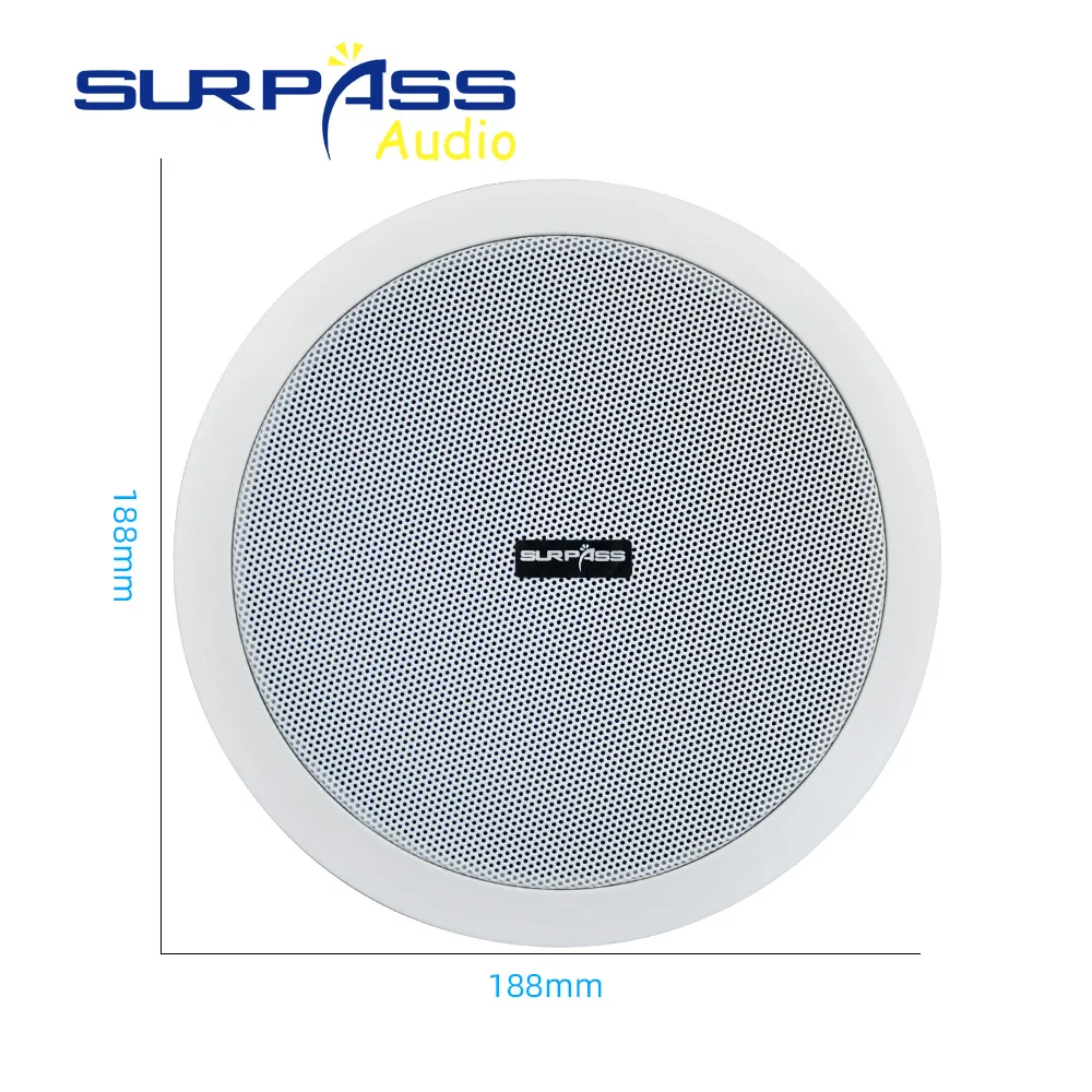 Wall Ceiling Speaker 4PCS Power Output Wall Mounted In-Ceiling Speakers Digital Smart Home Audio Loundspeaker Stereo Music Player Active Ceiling SPK