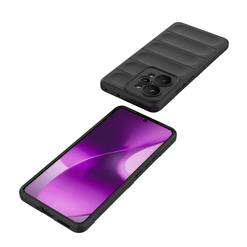 Durable Shockproof Plain Rubber Phone Case Cover