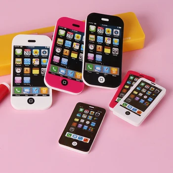 Modellazione creativa di telefoni cellulari Studenti Forma di penna Gomma Cancelleria in gomma Giocattolo per bambini Materiale scolastico Serie per ufficio all'ingrosso