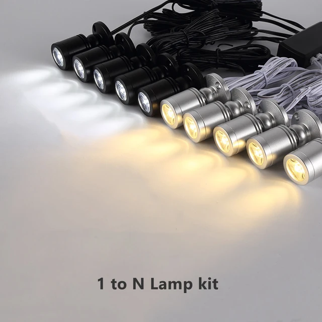 Mini Faretto Dimmerabile E Regolabile Per Vetrine - Luce Naturale 4000K, 220V - Foto 10