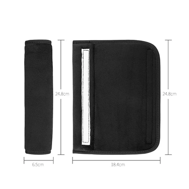 1/2Pcs Universal Comfortable Seat Belt Cover Adjustable Plush Car Safety Belt Cute Car Accessories Interior