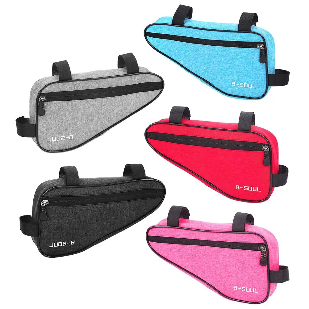 

Bicycle Storage Bag 1.5L Large Capacity Mountain Road Triangle Saddle Frame Pouch For Cycling (26 X 14 X 6cm)