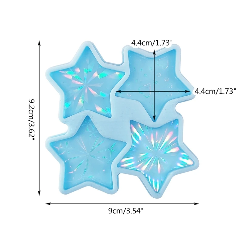 Holographic Light Shadow Silicone Molds DIY Epoxy Resin Casting Mold Mobile Phone Holder Mold Cell Phone Bracket Mould