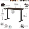 72-inch Electric Height Adjustable Standing Desk, Ergonomic Sit-Stand Computer Table for Home Computer Desk 4