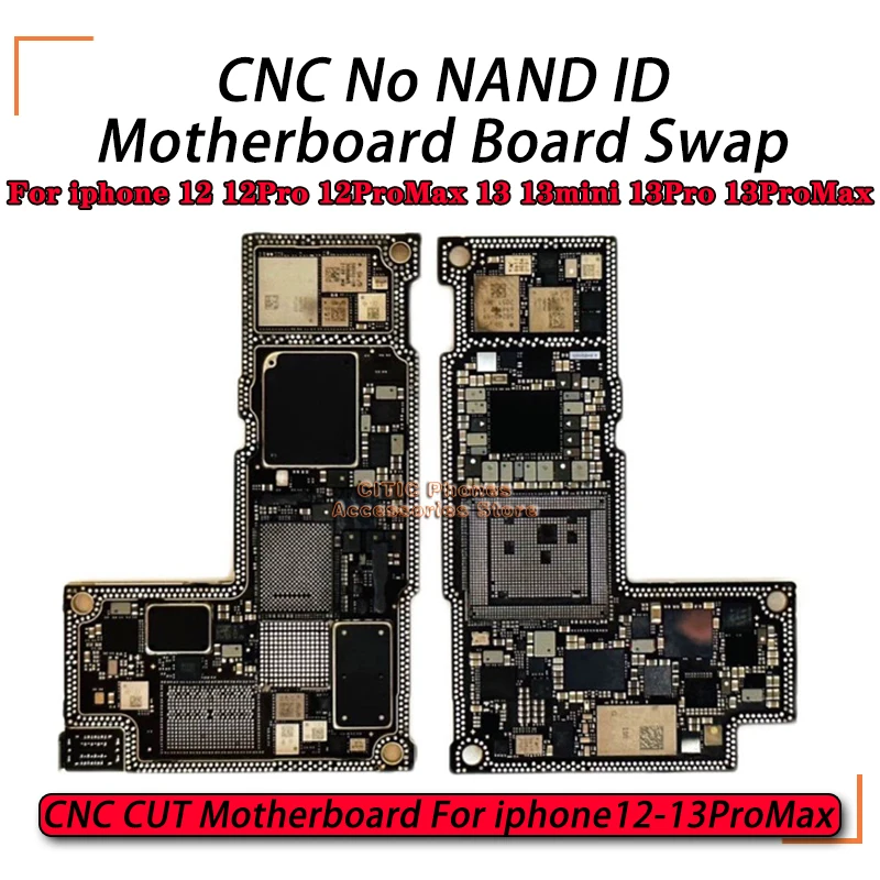 

CNC CUT Motherboard For IPhone 12 Pro Max Logic Board Polishing CPU AP RF Board iPhone 13 Mini Switching CPU Baseband Cutting