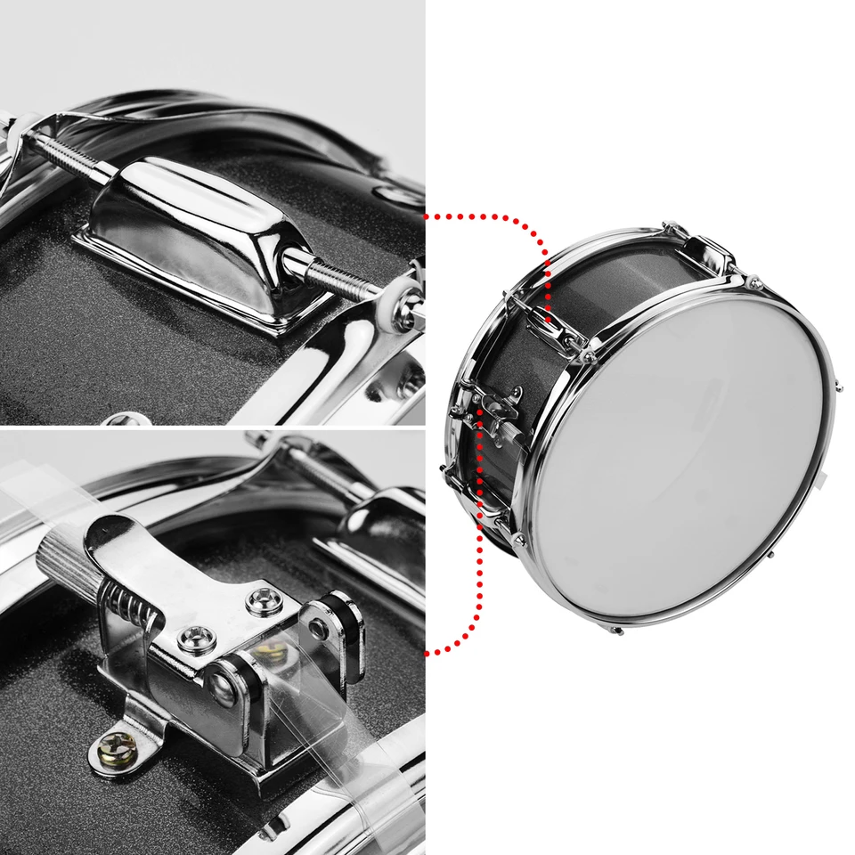 12 Zoll Snare Drum tragbares Snare Drum Set mit Drumsticks Schulter gurt  Drum Key Percussion Instrument für Studenten Anfänger - AliExpress, image size:960x960