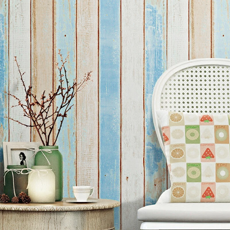 Madeira Padrão Adesivo De Parede, impermeável, auto-adesivo,